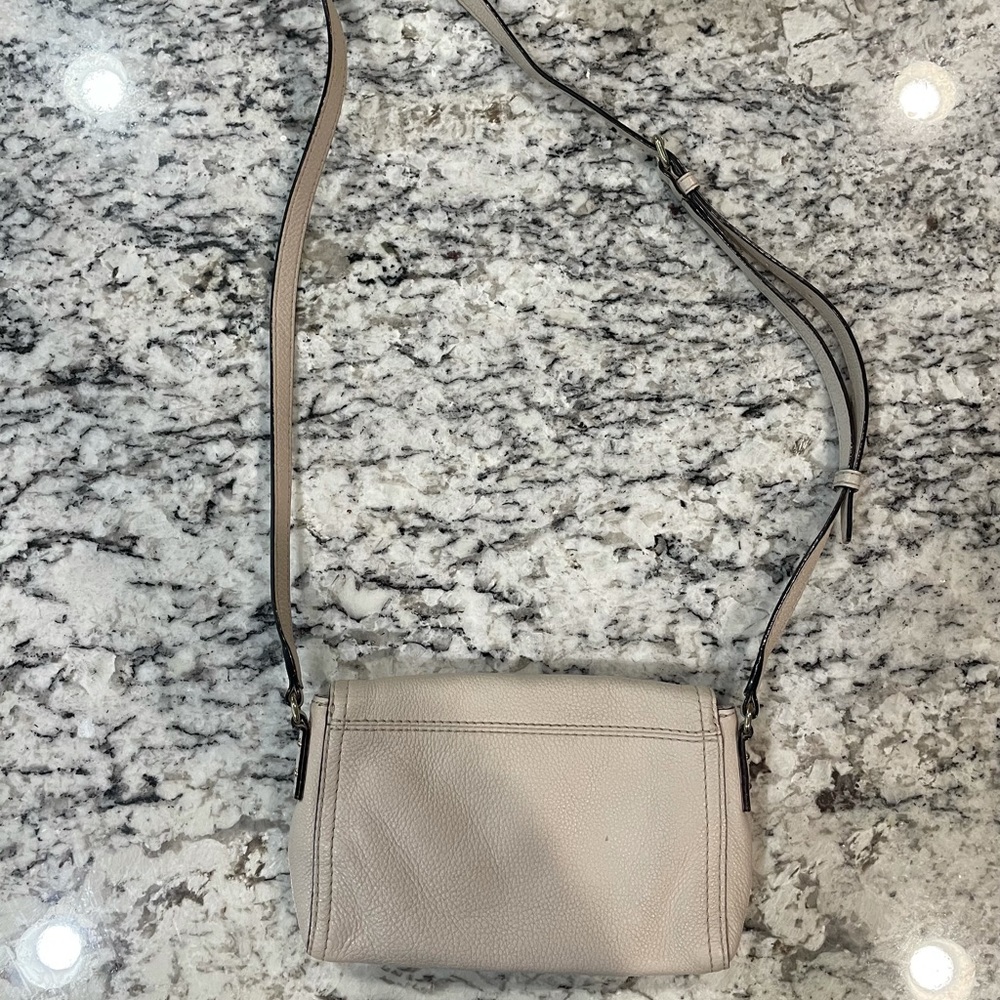 Kate Spade Cobble Hill Marsala Cream Foldover Bag - Picture 3 of 12
